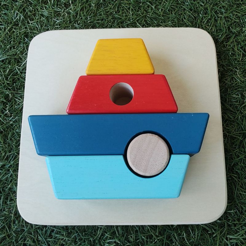 Puzzle à encastrer Bateau (5 pièces) Trousselier Ambiance 9