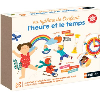 Coffret d'activités Au rythme de l'enfant l'heure et l'enfant - Reconditionné