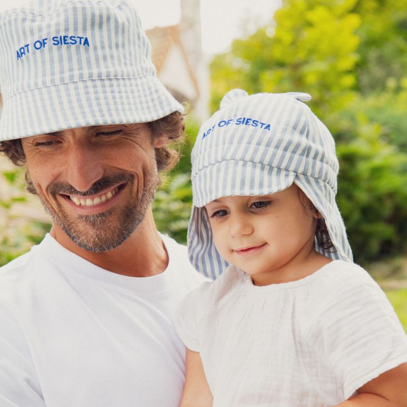 Chapeau enfant Art of Siesta bleu (1-2 ans) Chamaye Ambiance 2