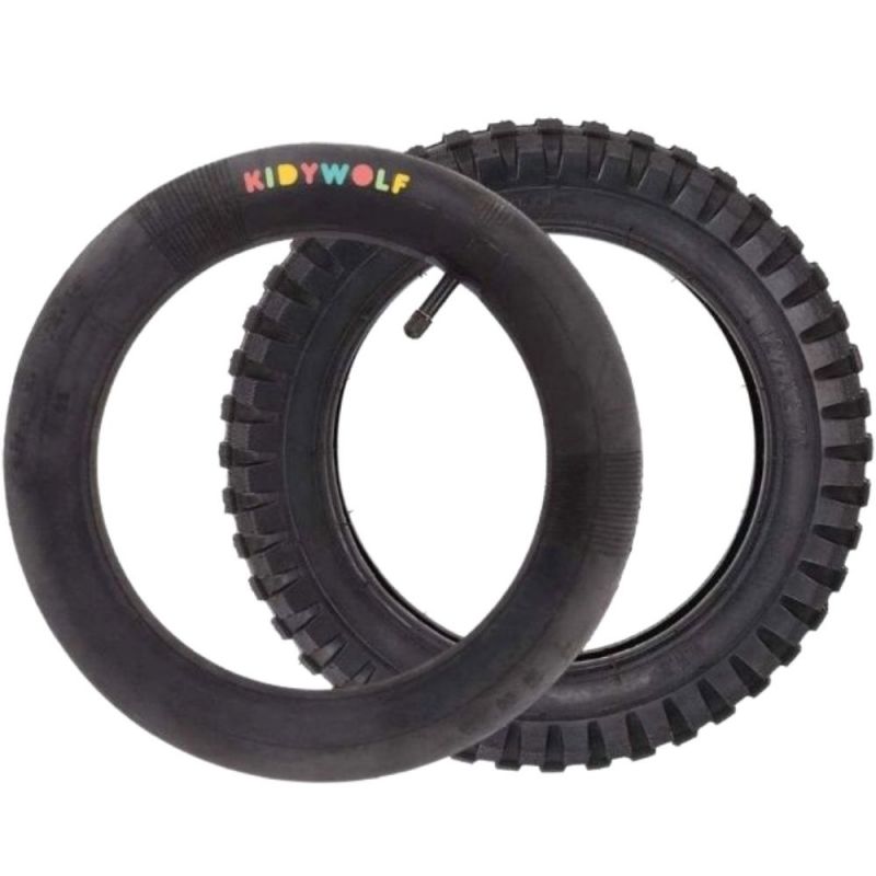 Kit pneus + chambre à air 12,5'' pour draisienne électrique KIDYBIKE KIDYWOLF