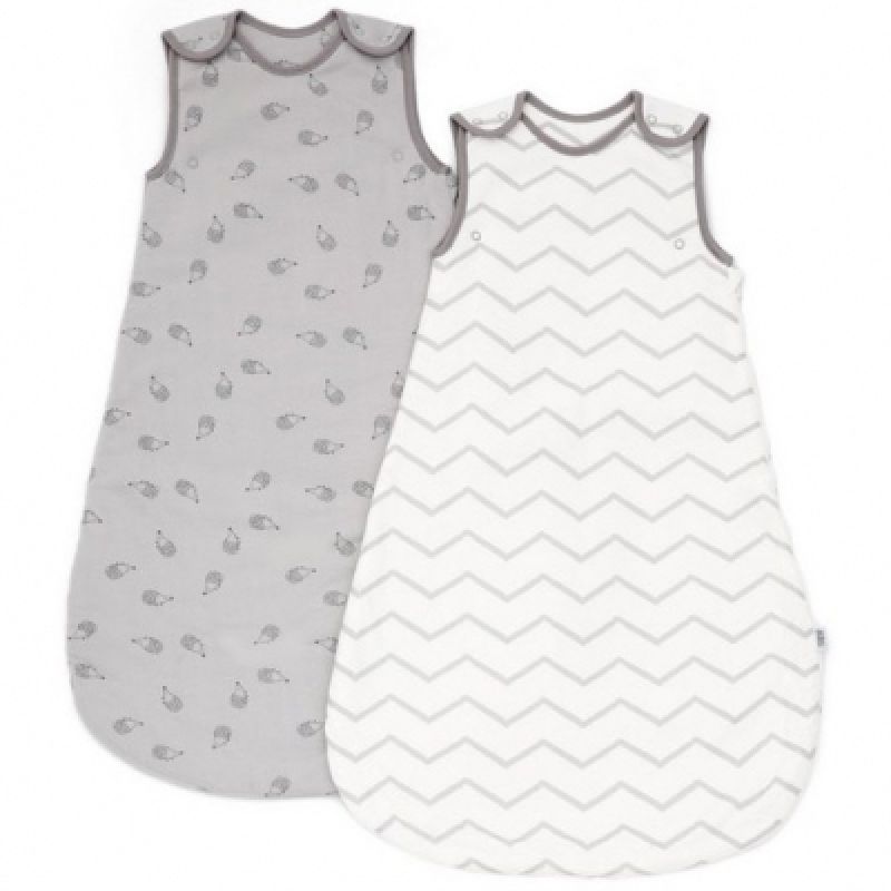 Lot de 2 gigoteuses chaude Mix & Match grises hérisson TOG 2.5 (75 cm) Mamas and Papas