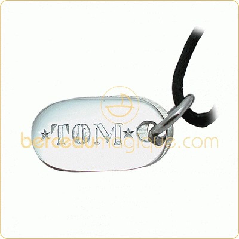 Pendentif Woodstock (or blanc 750°) Mikado