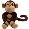 Peluche Zazou le singe maman et bébé Chocolat (26 cm) Les Déglingos Produit 6