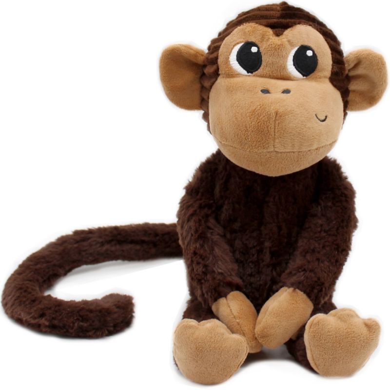 Peluche Zazou le singe maman et bébé Chocolat (26 cm) Les Déglingos Produit 3