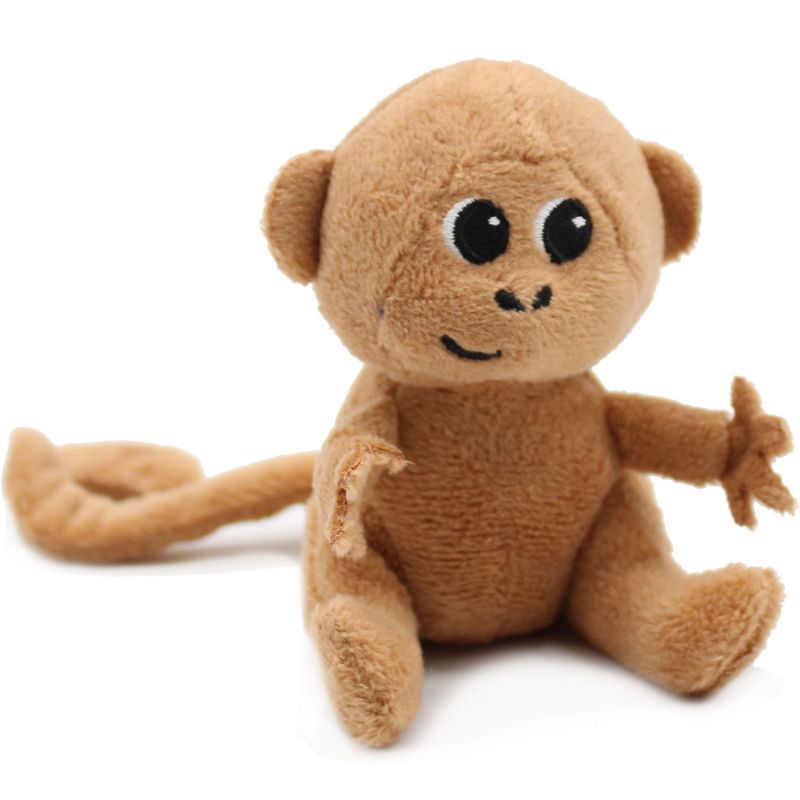 Peluche Zazou le singe maman et bébé Chocolat (26 cm) Les Déglingos Produit 7