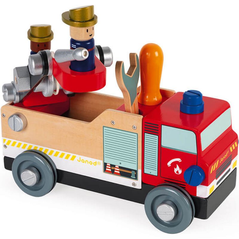 Camion de pompiers Brico'Kids Janod Produit 1 grande taille