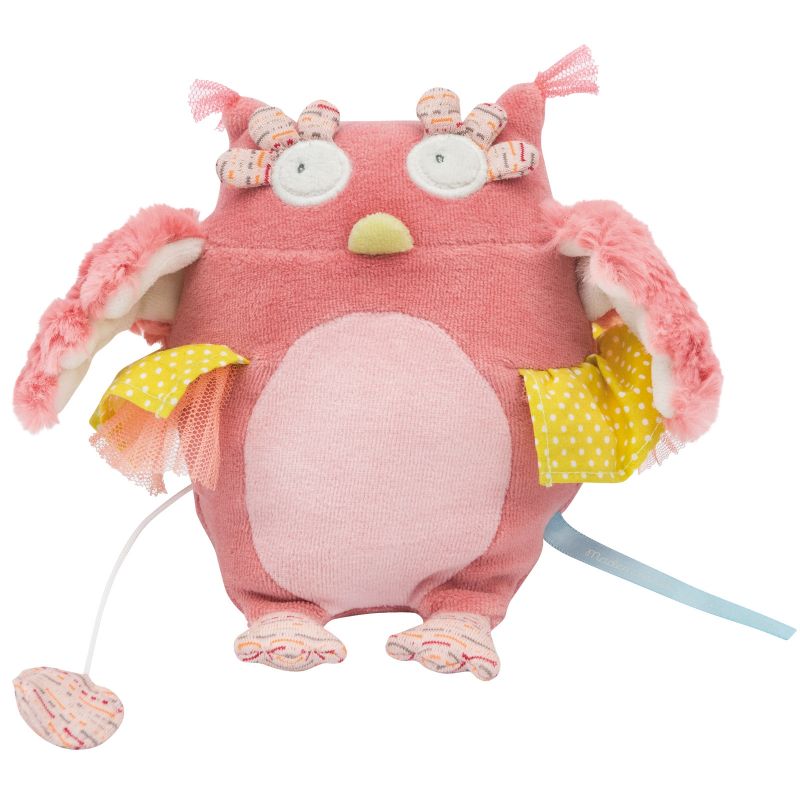 Peluche musicale chouette Mademoiselle et Ribambelle (21 cm) Moulin Roty