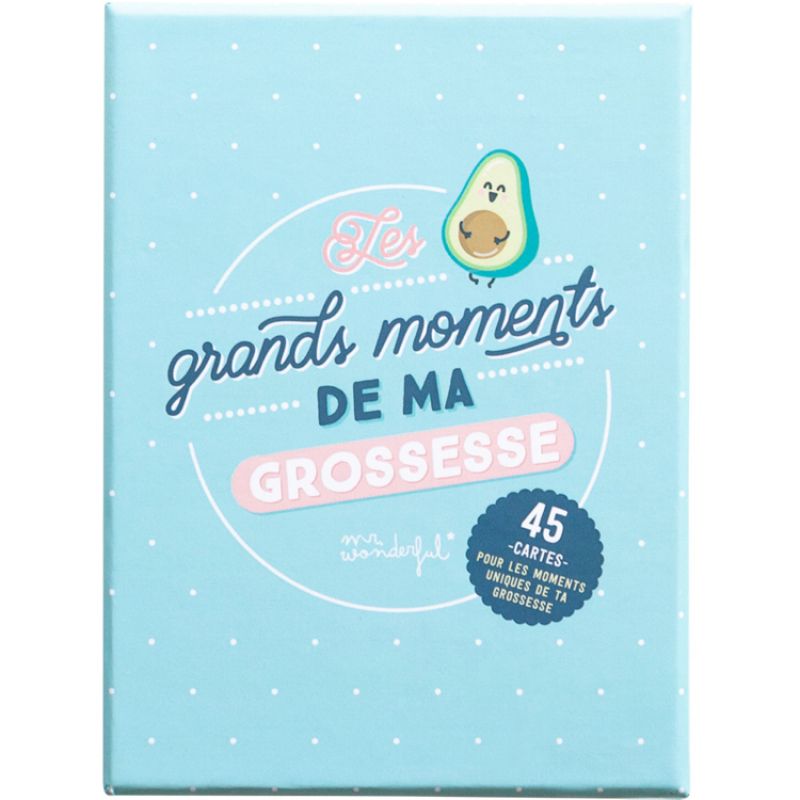 Cartes étapes grossesse Les grands moments de ma grossesse Mr. Wonderful