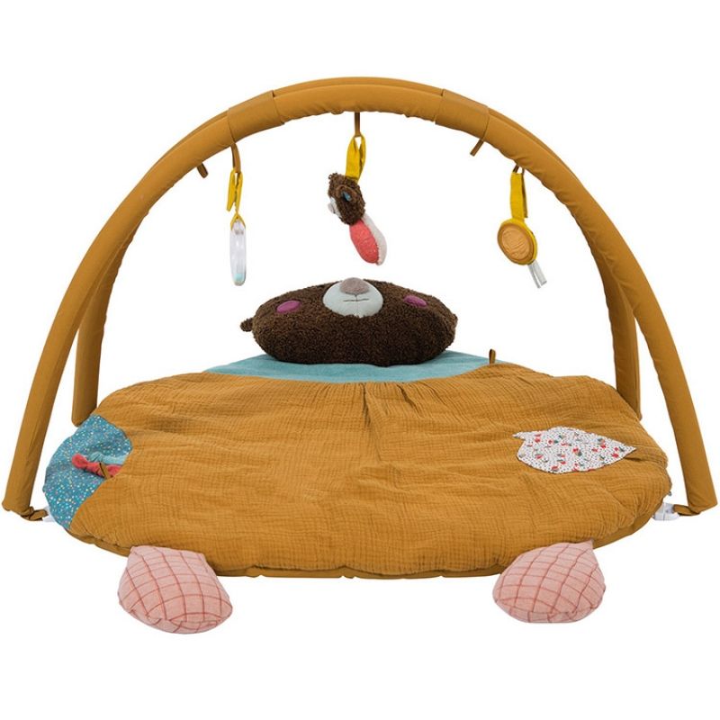 Tapis d'éveil avec arches ours Les Jolis trop beaux Moulin Roty