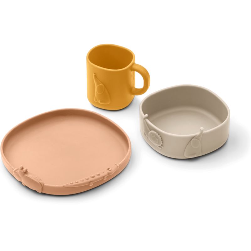 Coffret repas Kine tuscany rose mix Liewood