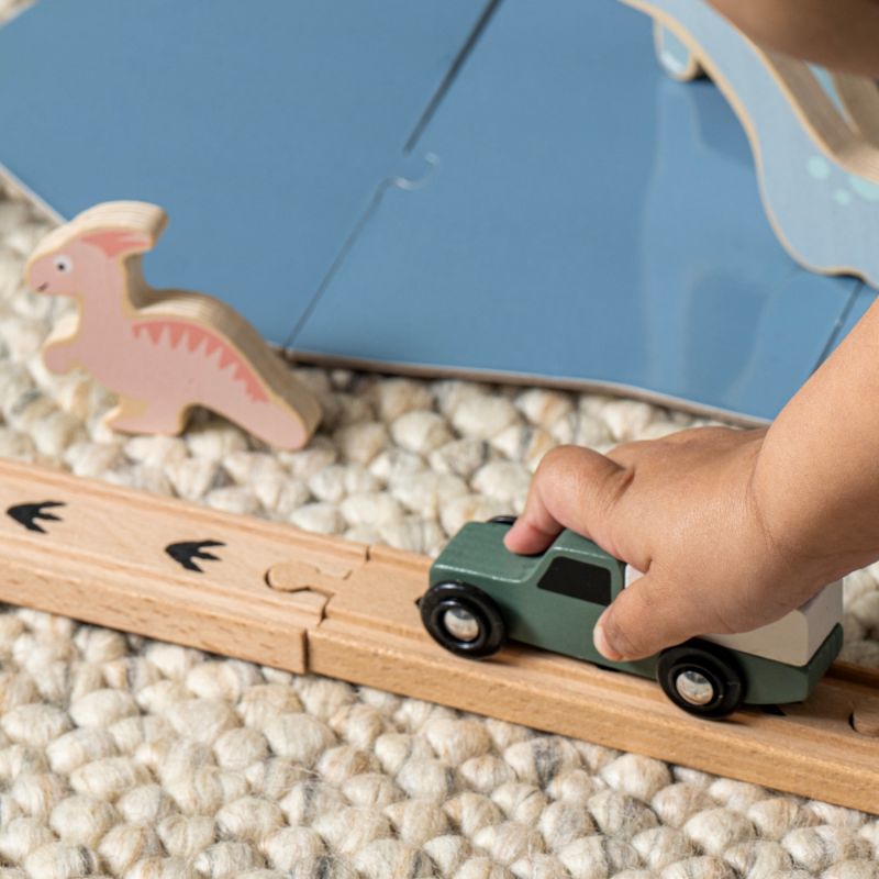 Circuit voiture en bois Dino Jabadabado Ambiance 5