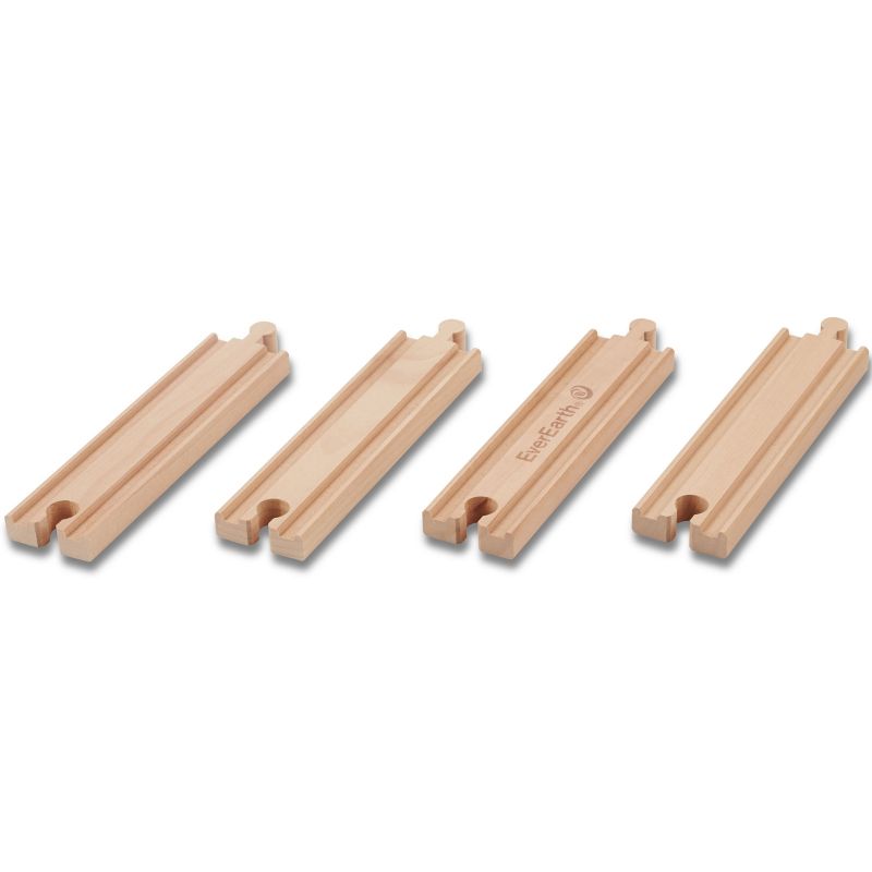 Set de rails en bois - droits EverEarth