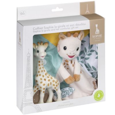 Coffret Sophie la girafe et son doudou Sophie la girafe