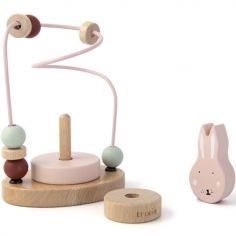 Boulier en bois avec tour à empiler lapin Mrs. Rabbit