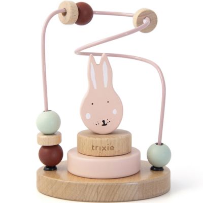 Boulier en bois avec tour à empiler lapin Mrs. Rabbit  par Trixie