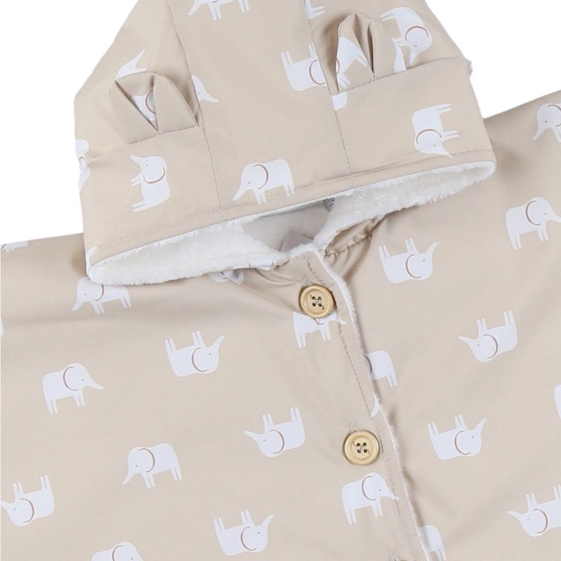 Poncho déperlant Eléphants (6-12 mois) Noukie's Produit 3