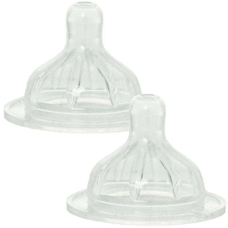 Lot de 2 tétines 3 vitesses 1er âge Le Biberon Français Produit 1 grande taille