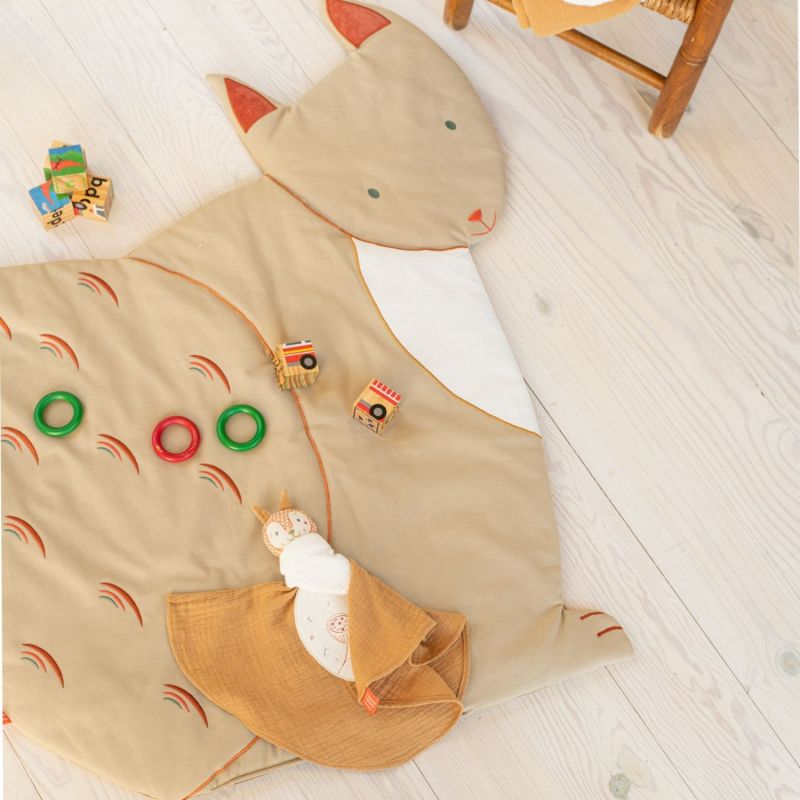Tapis d'éveil Ecureil Noisette L'oiseau bateau Ambiance 2