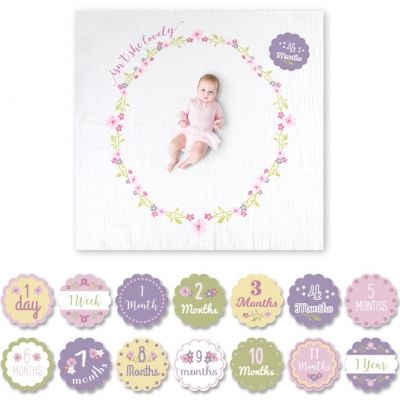 Cartes étapes de bébé et maxi lange Isn't she lovely (14 cartes)  par Lulujo