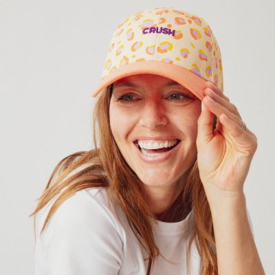 Casquette adulte Crush Léo corail (tour de tête 56-61 cm)