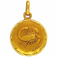 Médaille cachet Scorpion (or jaune 750°)  par Maison Augis