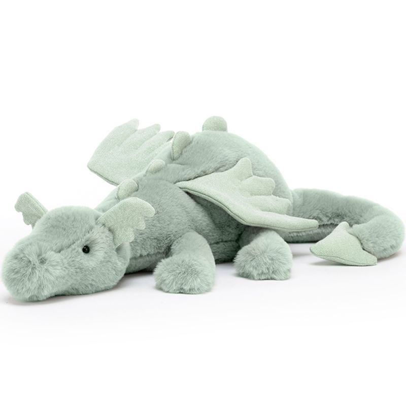 Peluche géante Scrumptious dragon sage (50 cm) Jellycat