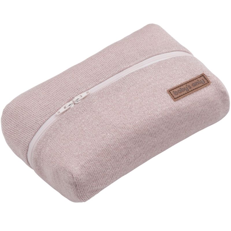 Pochette à lingettes rose Sparkle Baby's Only