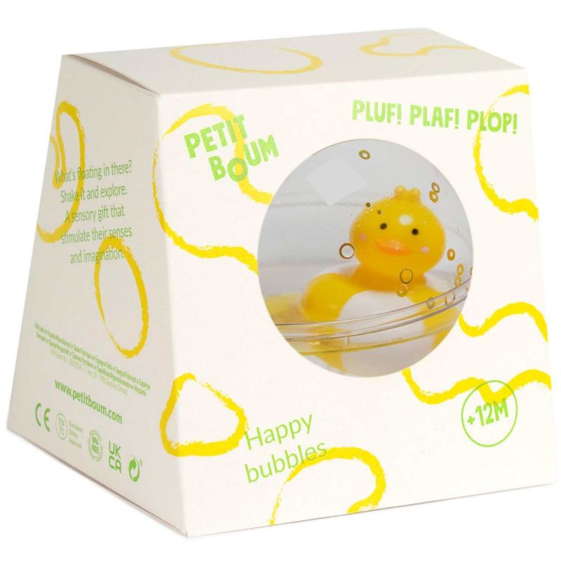Balle flottante Happy Bubbles Duckies Petit Boum Packaging 2