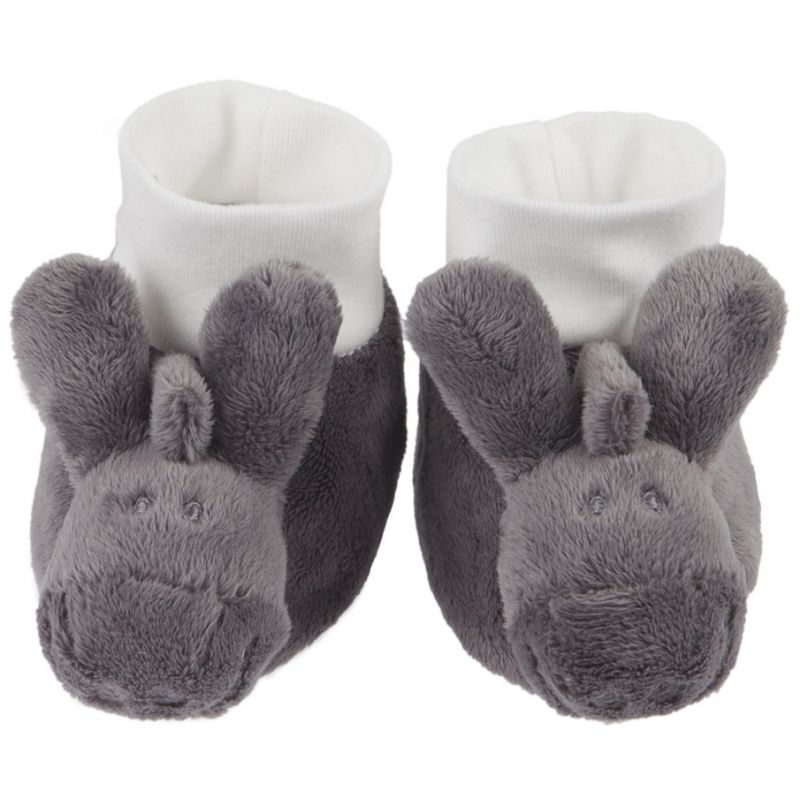Chaussons Paco avec hochet inclus Poudre d'étoiles (0-9 mois) Noukie's
