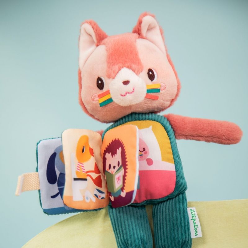 Peluche à histoire Jeanne (27 cm) Lilliputiens Ambiance 2