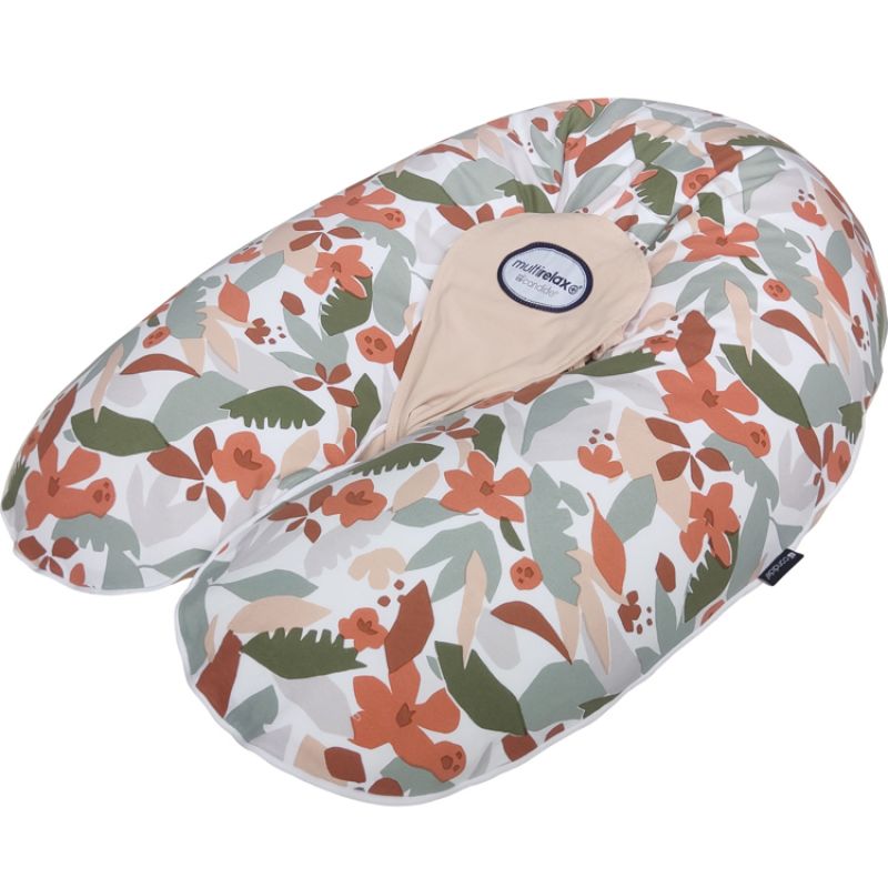 Coussin de maternité Multirelax évolutif en jersey de coton Nude floral Candide