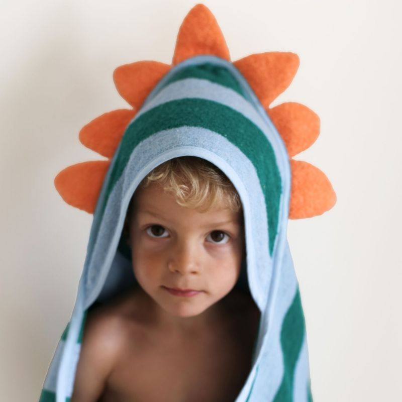 Cape de bain Dino Lagon (75 x 75 cm) Quut Ambiance 3