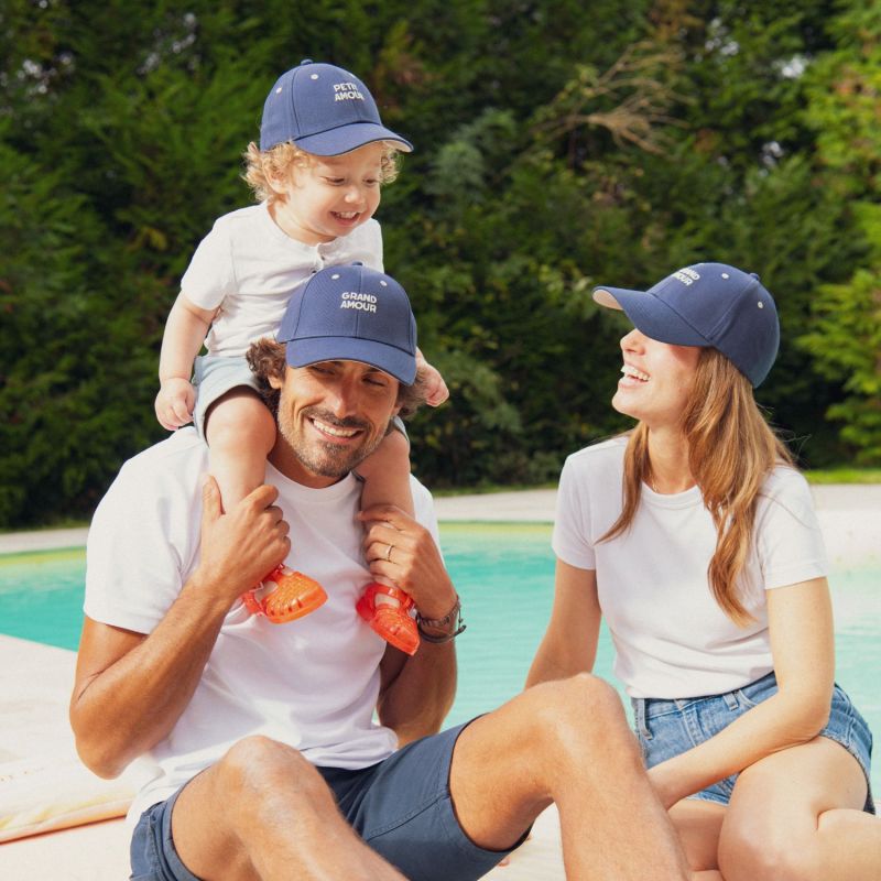 Casquette enfant Petit Amour bleu (3-6 ans) Chamaye Ambiance 6