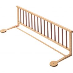 Barrière de lit en bois Audrey hydride vieux rose 127 cm