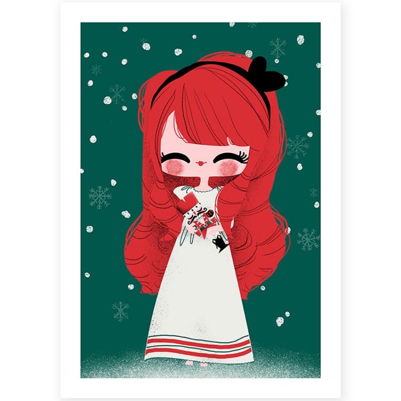 Affiche A3 Noël Marie et le Casse-Noisette Kanzilue