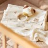 Lot de 3 gants de toilette en gaze de coton Animal Friends Jollein Ambiance 2