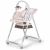 Variation Rose, blanc, gris du produit Chaise haute 2 en 1 Lastree Pink de la marque Kinderkraft