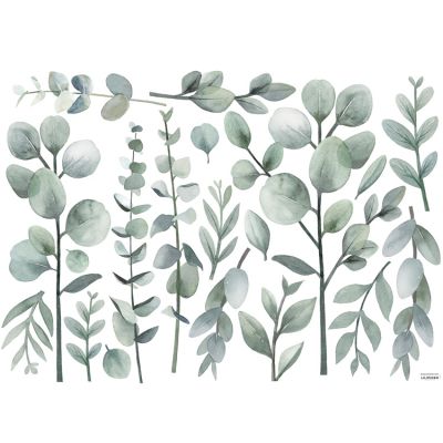 Grand sticker Greenery tiges et feuillages (90 x 64 cm)