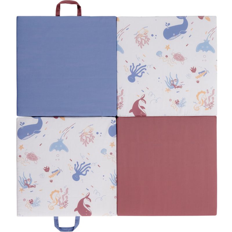 Tapis malin Trésors de l'océan (120 x 120 cm) Tinéo