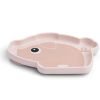 Assiette silicone avec ventouse Pigee Rose  par Done by Deer