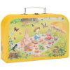 Valise dînette thé métal La Grande Famille  par Moulin Roty