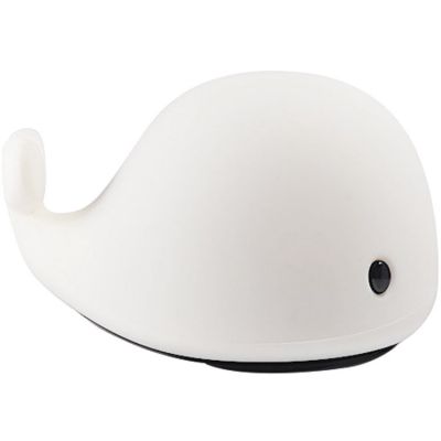 MOBY Lampe à poser/Veilleuse RGB LED Baleine L15cm Blanc Flow