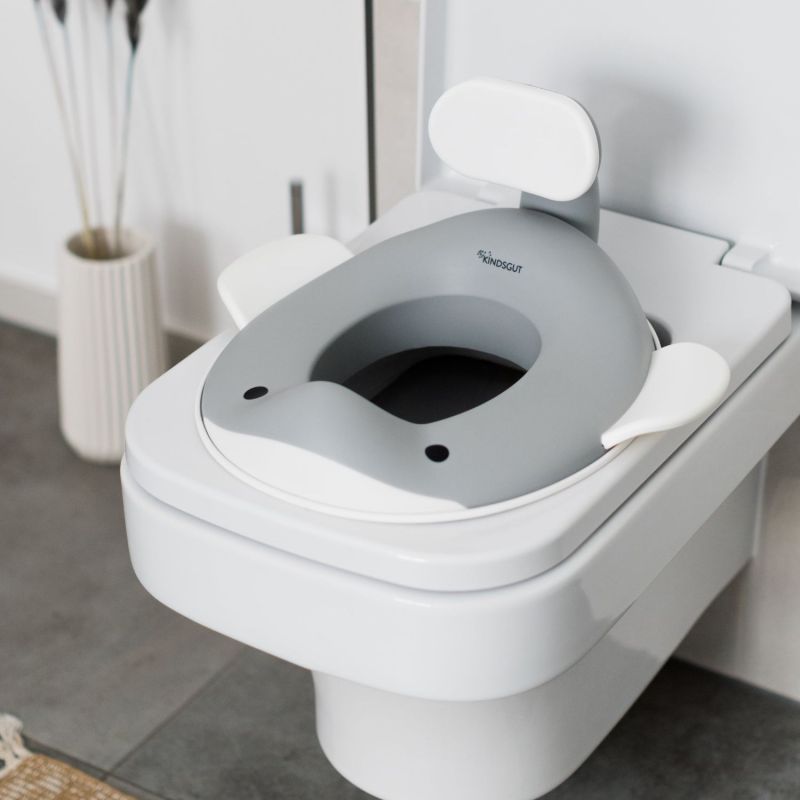 Réducteur de toilette Baleine Gris foncé Kindsgut Ambiance 6