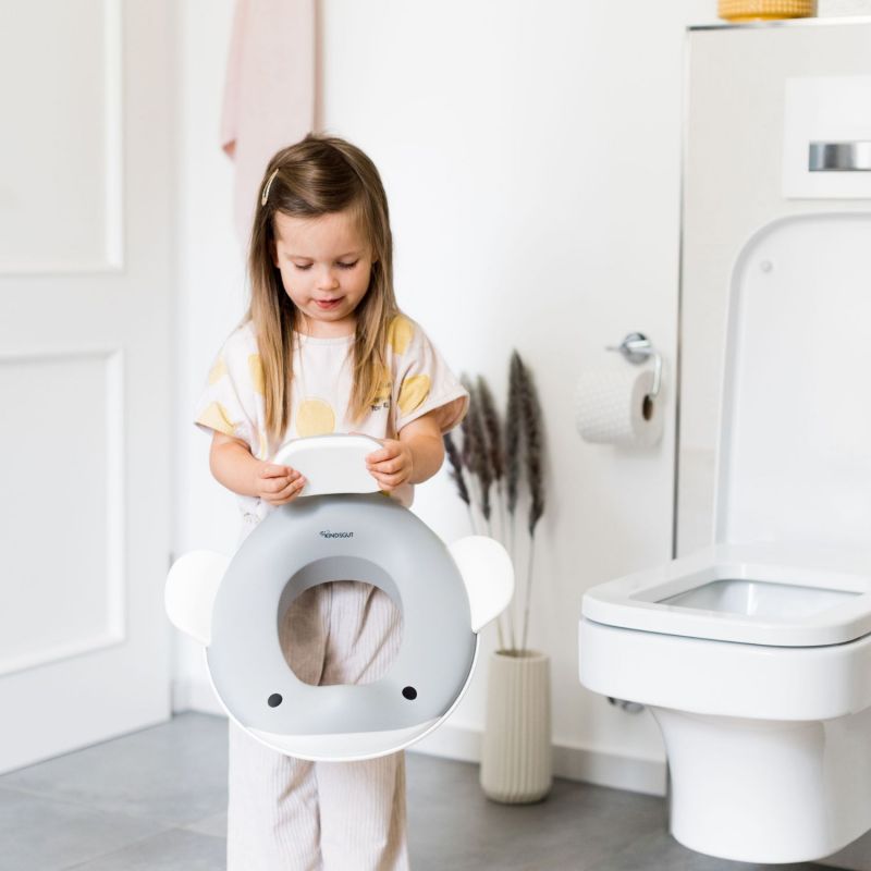 Réducteur de toilette Baleine Gris foncé Kindsgut Ambiance 7