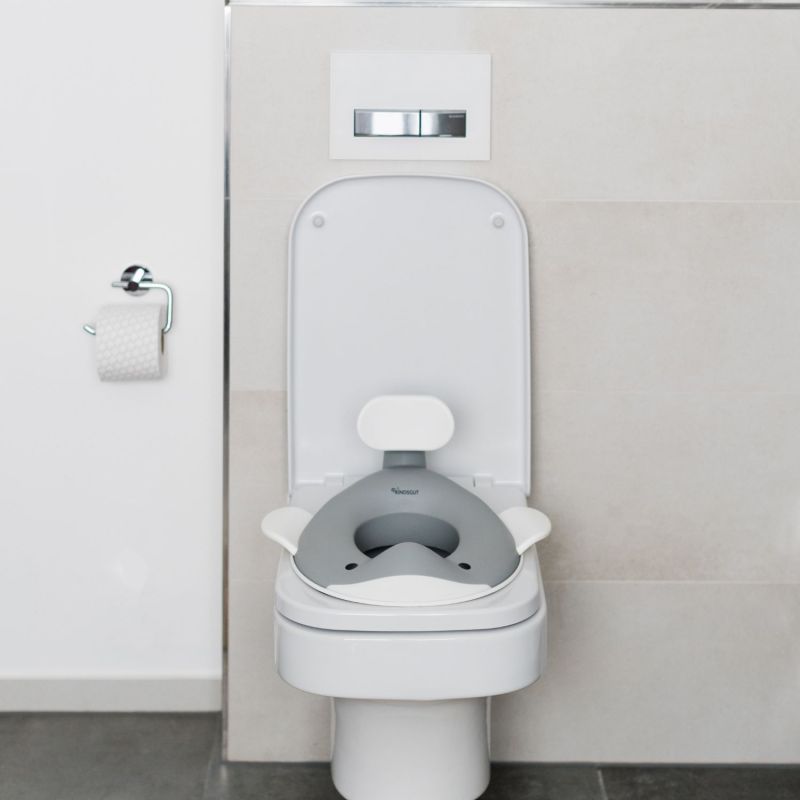 Réducteur de toilette Baleine Gris foncé Kindsgut Ambiance 8