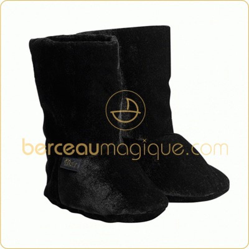 Bottes chaussons souple noir Elodie Details