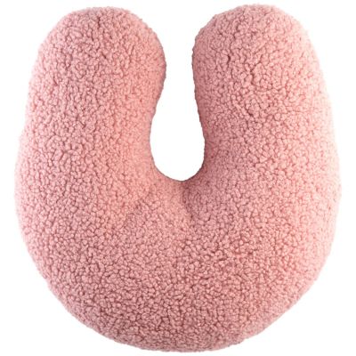 Coussin en U Guava Pink molletonné