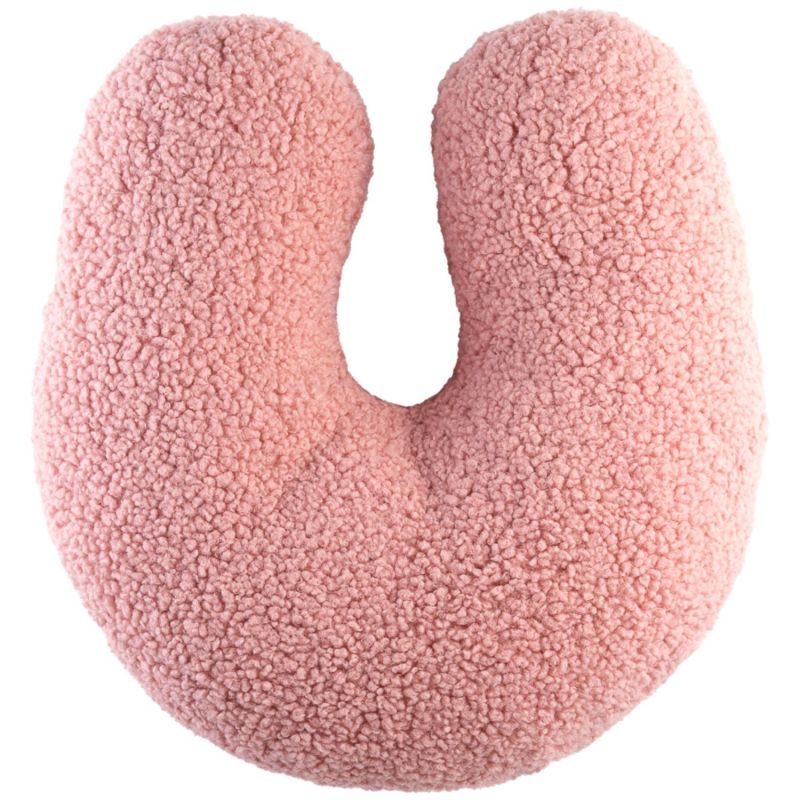 Coussin en U Guava Pink molletonné Wigiwama Produit 1