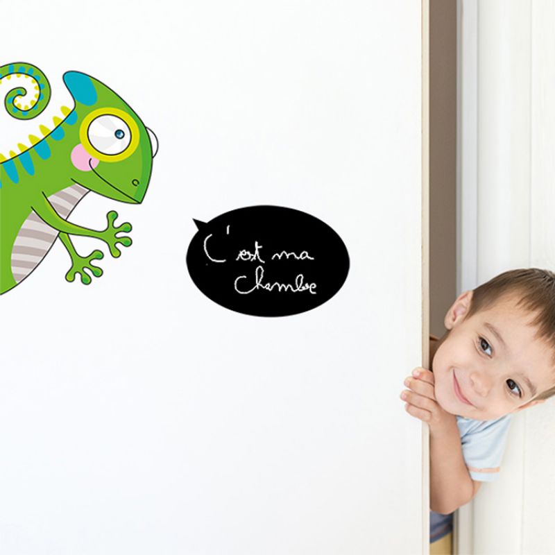 Sticker bulle ardoise noir Série-Golo