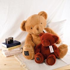 Peluche le Nounours noisette (28 cm)